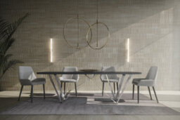 Elegant Contemporary White Chair From The Vulcano Collection - thumbnail 2