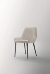 Elegant Contemporary White Chair From The Vulcano Collection - thumbnail 1