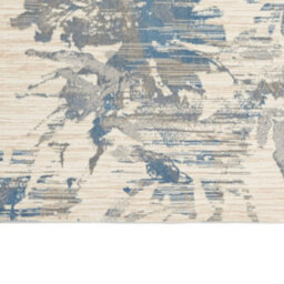 Enchanting Ech01 Ivory Grey Blue Abstract Rug By Calvin Klein-97Cm X 152Cm - thumbnail 4