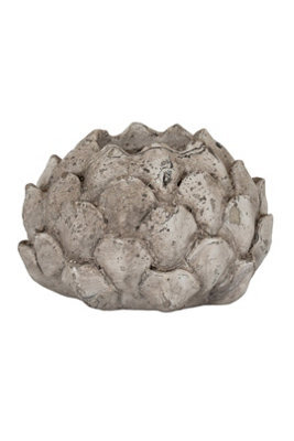 Stone Effect Acorn Tea Light Holder Rustic Nature Inspired Decor - image 1