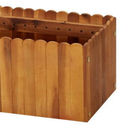 Berkfield Garden Raised Bed 200X30X25 Cm Solid Acacia Wood - thumbnail 5