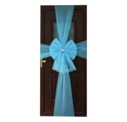 I Love Fancy Dress Large Baby Blue Christmas Door Bow Diamante Decoration - Pack Of 3 - thumbnail 5