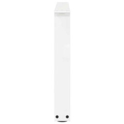 Berkfield Coffee Table Legs V-Shape 2 Pcs White 70X(42-43.3) Cm Steel - thumbnail 6