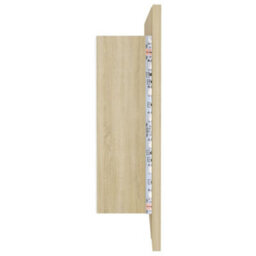 Berkfield Stylish Led Bathroom Mirror Cabinet Sonoma Oak 100X12X45 Cm - thumbnail 7
