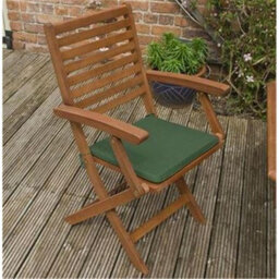 Cheshire 6 Seater Deluxe Plumley Garden Furniture Set + Green Cushions - thumbnail 2