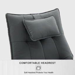 Recliner Chair With Footstool Swivel Chair - Gray - thumbnail 6
