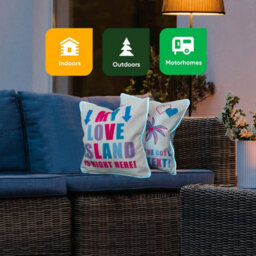 Gardenwize Pack Of 2 My Love Island Cushion Covers 45 X 45Cm Indoor Outdoor - thumbnail 5