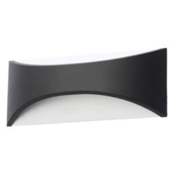 Litecraft Marsden Black 12 Watt Outdoor Led Wall Light - thumbnail 2