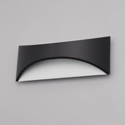 Litecraft Marsden Black 12 Watt Outdoor Led Wall Light - thumbnail 4