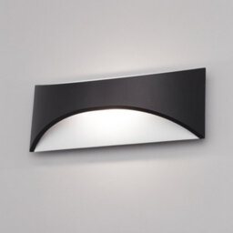 Litecraft Marsden Black 12 Watt Outdoor Led Wall Light - thumbnail 3