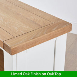 The Furniture Market Cheshire White Painted Low Small Bookcase - thumbnail 5