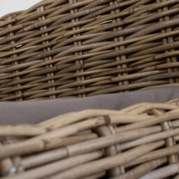 Red Hamper Ra014 Rattan Small Luxury Rattan Dog Sofa Bed - thumbnail 3