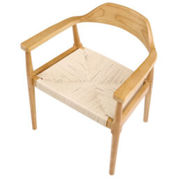 Beliani Set Of 2 Dining Chairs Oakdale Wood Light Brown/ Beige - thumbnail 6