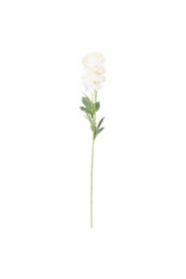 Cream Ranunculus Faux Flower For Elegant Home Decor - thumbnail 3