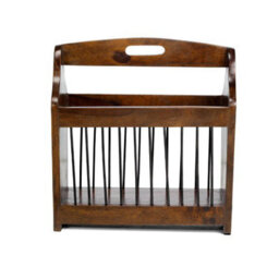 Rest Relax Havana Living Indian Rosewood Magazine Rack Brown - thumbnail 2