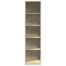 Berkfield Wardrobe Sonoma Oak 50X50X200 Cm Engineered Wood - thumbnail 4