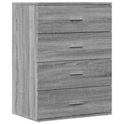 Vidaxl Sideboard Grey Sonoma 60X39X80 Cm Engineered Wood - thumbnail 2