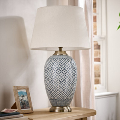 Dibor Vintage Mosaic Bedroom Living Room Bedside Table Lamp - image 1