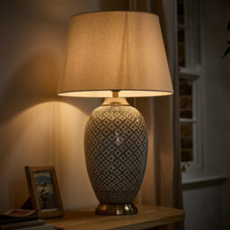 Dibor Vintage Mosaic Bedroom Living Room Bedside Table Lamp - thumbnail 3