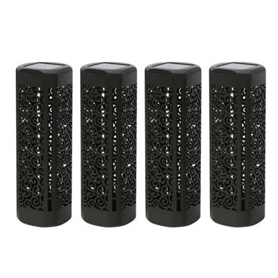 Gardenwize Pack Of 4 Solar Powered Garden Stake Lights, Patio Wall Decking Pathway Walkway Lights - image 1