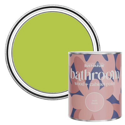 Rust-Oleum Key Lime Matt Bathroom Wood & Cabinet Paint 750Ml - image 1