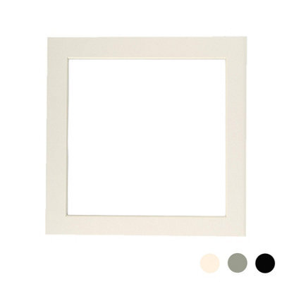 "Nicola Spring Picture Mount For 8 X 8"" Frame - Photo Size 6 X 6"" - Ivory" - image 1
