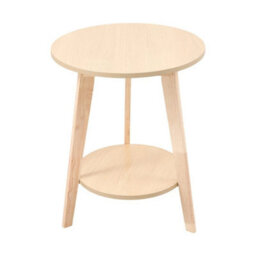 Natural Wood Side Table Couch End Table Coffee Tea Snack Desk For Living Room Bedroom - thumbnail 1