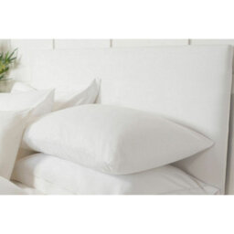 Belledorm Faux Suede Plain Headboard Cover White (90Cm X 90Cm)