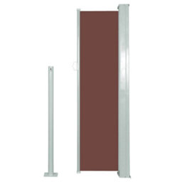 Walplus Retractable Side Awning Garden Sun Shade Canopy Gazebo For Back Door, Porch, Patio 120 X 300 Cm Brown - thumbnail 4