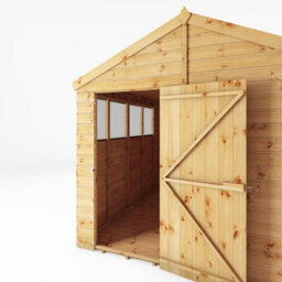 Waltons 10 X 8 Shiplap Garden Storage Shed Tongue And Groove Apex Single Door Windows - thumbnail 6