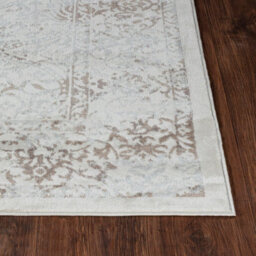 Livabliss Floransa-Vintage Tan Ivory Grey Traditional Boho Living Dining Bedroom Rug 120 X 170 Cm Easy Care, Non Shedding - thumbnail 5