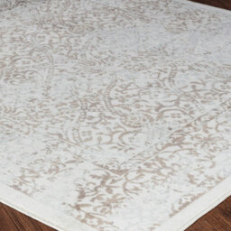 Livabliss Floransa-Vintage Tan Ivory Grey Traditional Boho Living Dining Bedroom Rug 120 X 170 Cm Easy Care, Non Shedding - thumbnail 6