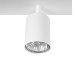 Beliani Matte White 4-Shade Adjustable Ceiling Lamp, Industrial Style, 4-Bulb (Bulbs Not Included) - thumbnail 5