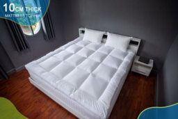 4 Inches Deep Mattress Topper Double Bed 137X190X10Cm Double Mattress Topper 10Cm Unveil The Bliss, Embrace The Comfort - thumbnail 7