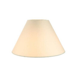 Happy Homewares Traditional 8 Cream Cotton Coolie Lampshade Suitable For Table Lamp Or Pendant - thumbnail 2
