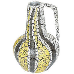Beliani Decorative Vase Malakka Ceramic 34 Cm Multicolour - thumbnail 1