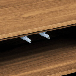Sweeek - Tv Stand 140Cm 3 Doors Wood Decor Hazel Wood Effect - Ayana - thumbnail 7