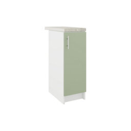 Jd Greta Kitchen Base Unit 300mm Storage Cabinet With Door Shelf 30Cm Sage Green Matt With Worktop - thumbnail 1