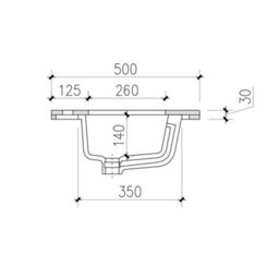 Plum&clay Beckett Light Grey Floor Standing Traditional Bathroom Vanity Unit & Basin (W)650mm (H)850mm - thumbnail 8