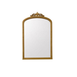 Melody Maison Large Arched Ornate Edge Gold Mirror 80Cm X 50Cm - thumbnail 7