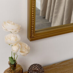 Melody Maison Large Arched Ornate Edge Gold Mirror 80Cm X 50Cm - thumbnail 4