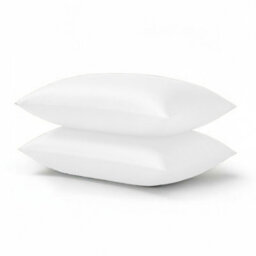 Aspire Homeware Bed Pillowcase Pair -Soft Breathable Envelop Bedding White Pillow Covers, Plain Dyed Pillowcase Set, 50 X 75 Cm - thumbnail 1