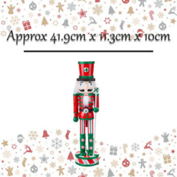 Nutcracker Candy Wooden Christmas Decoration 15 Inch - thumbnail 2