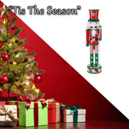 Nutcracker Candy Wooden Christmas Decoration 15 Inch - thumbnail 6