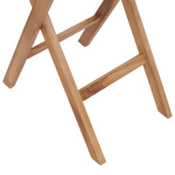 Walplus Folding Garden Table 60 Cm Solid Teak Wood - thumbnail 6
