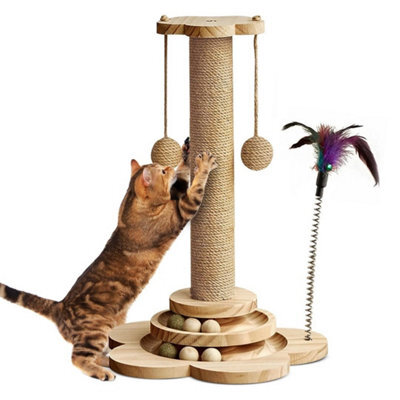 Cat Scratching Post Kitten Scratching Post Cat Climbing Frame Indoor - image 1