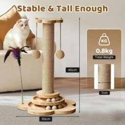 Cat Scratching Post Kitten Scratching Post Cat Climbing Frame Indoor - thumbnail 2