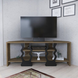 Decorotika Firal Tv Stand Tv Unit For Tvs Up To 45 Inch Oud Oak And Black