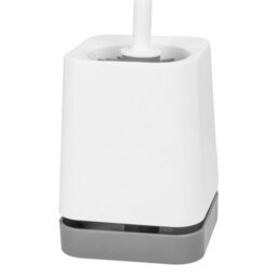Jvl Toilet Brush With Tpr Bristles, Grey - thumbnail 2