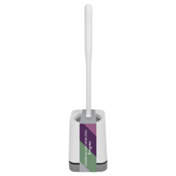 Jvl Toilet Brush With Tpr Bristles, Grey - thumbnail 5